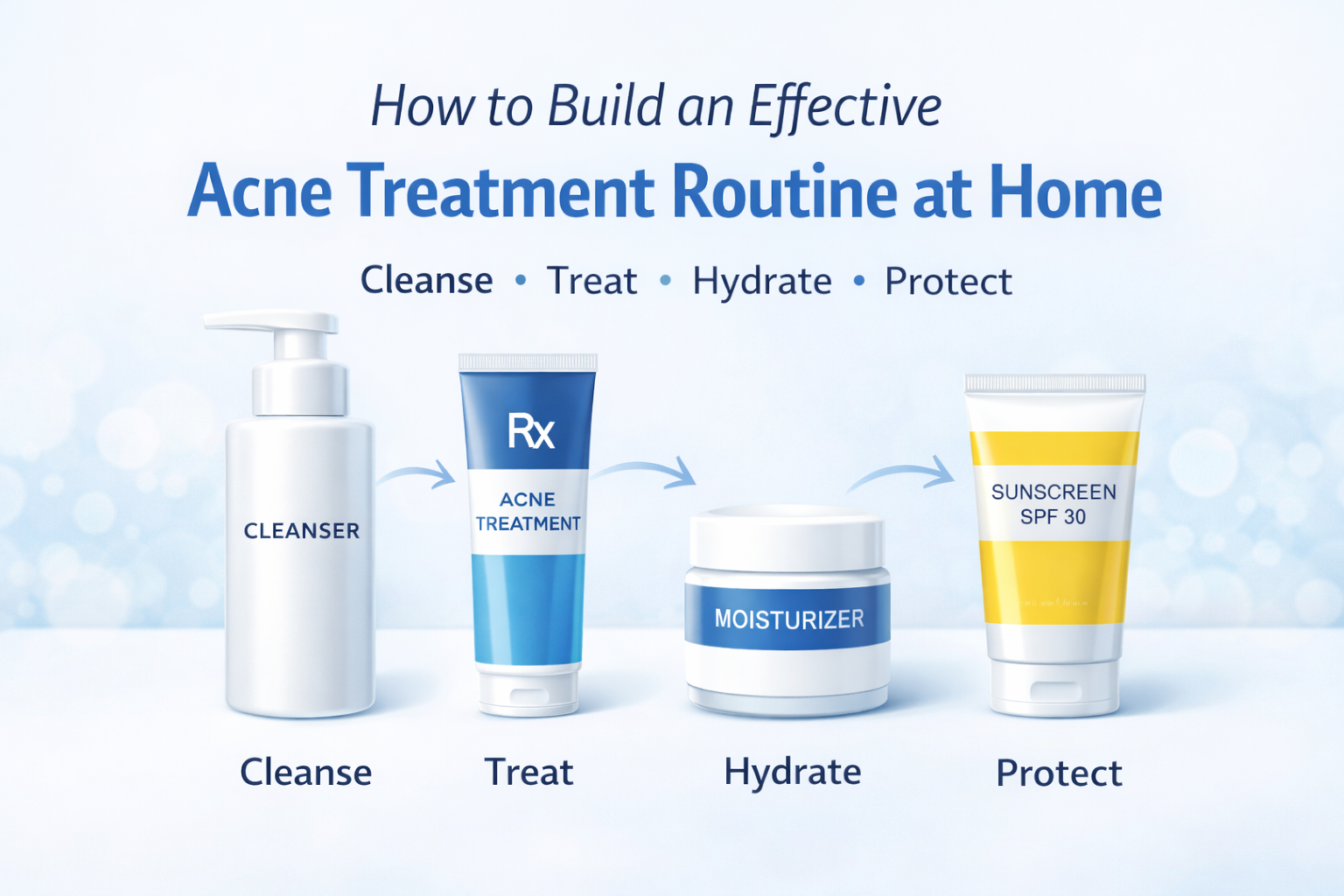 How to Build an Effective Acne Treatment Routine at Home